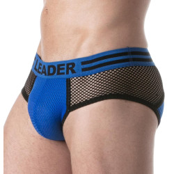 LEADER Slip en mesh LOADED Noir-Bleu